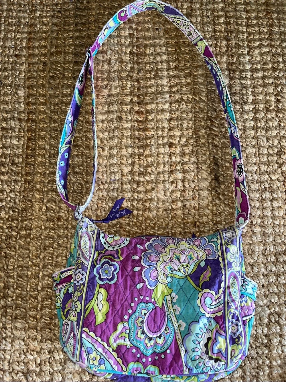 Vera Bradley compact quilted